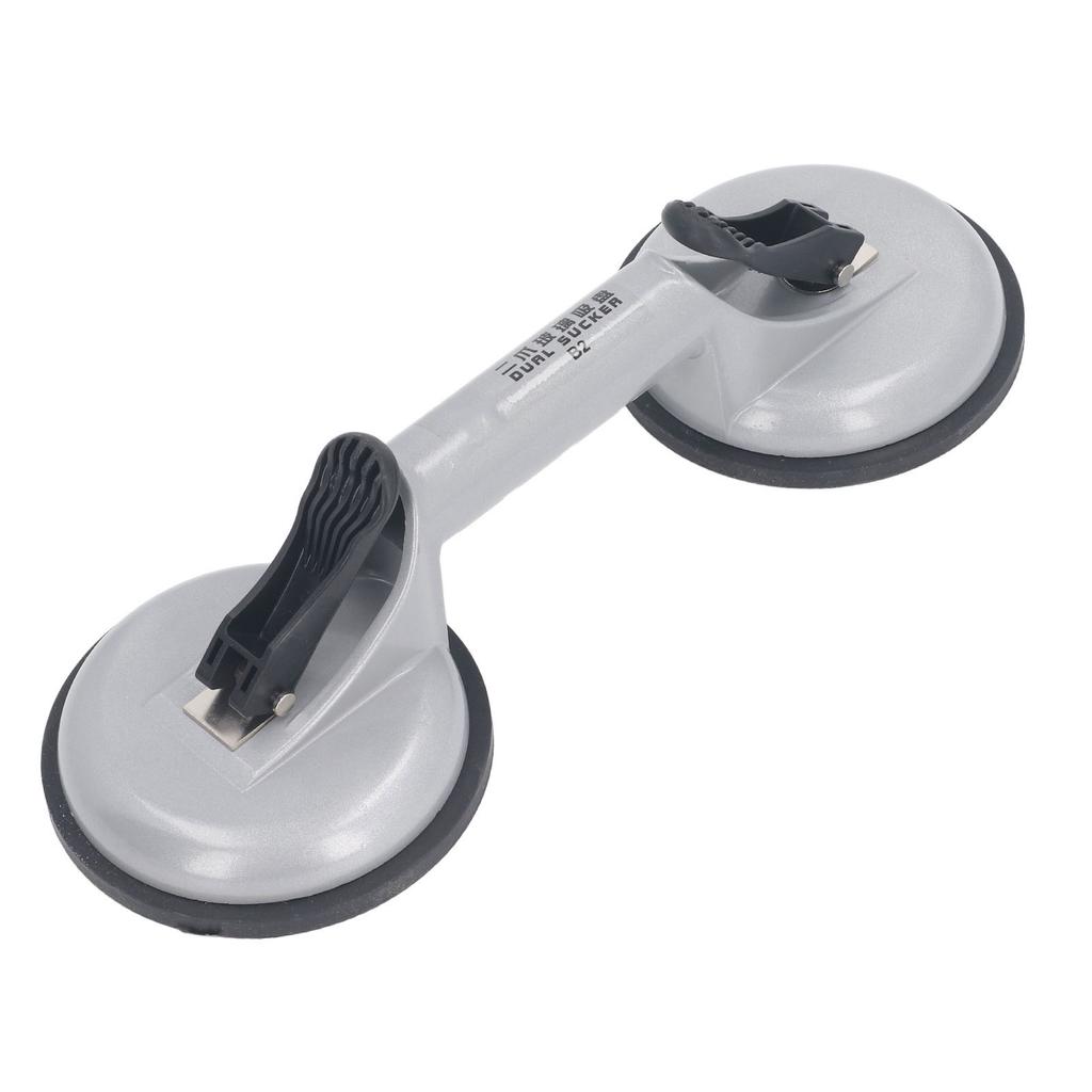 Suction Cup 100kg Force Double Claw Heavy Duty Aluminum Alloy Suction Cup Lifter for Glass Floor Tile