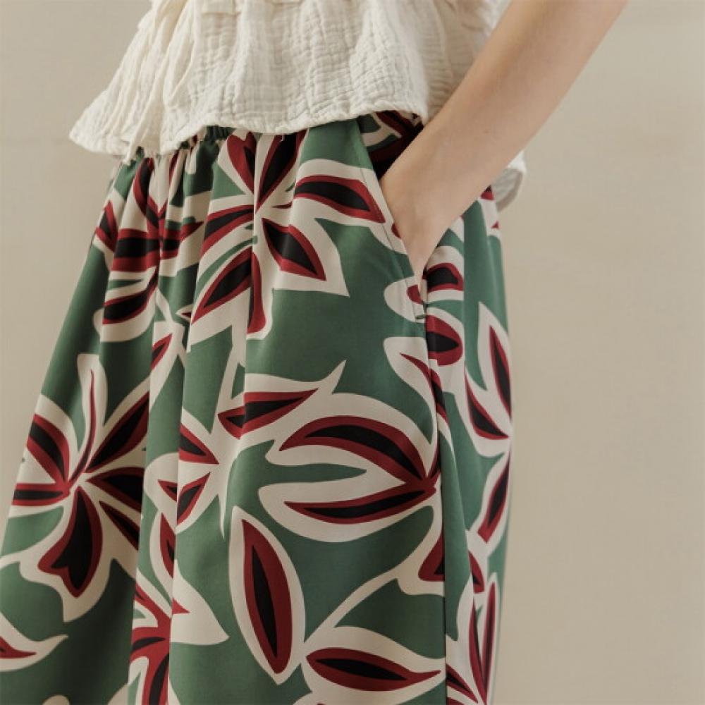 L Affair Summer Pants 5 Part Green Lwkeakp0187 Gp