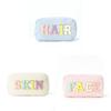 Cosy Velvet Makeup Bag With Embroidered Letters For Travel And Beauty Storage