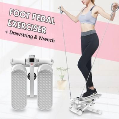 Mini Rowerek Rehabilitacyjny Eliptyczny Stepper Nożny Stepper do Ćwiczeń ze Sznurkiem i Matą 430 x 210 x 330 mm