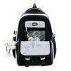 Schoolbag New High-value Multi-layer Small Fresh Junior and High School Student Schoolbag Sweet Versatile Contrasting Color Embroidery Lightweight