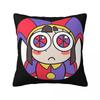 The Amazing Digital Circus Pillow Case Pomni Head Cushion Cover Fashion Decorative Pillowcase for Bed 18"