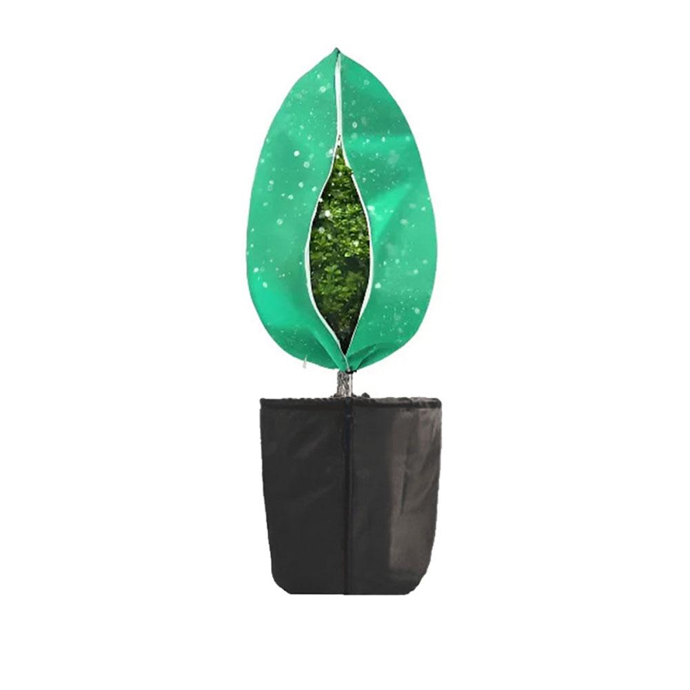 

Windproof Garden Wrap Winter Plant Cover Easy Application Breathable Protection Windproof Design Drawstring Closure Meters white