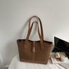 Casual Retro Bag, Women's Large-capacity Commuter Single-shoulder Bag, Color-matched Stylish Underarm Tote Bag