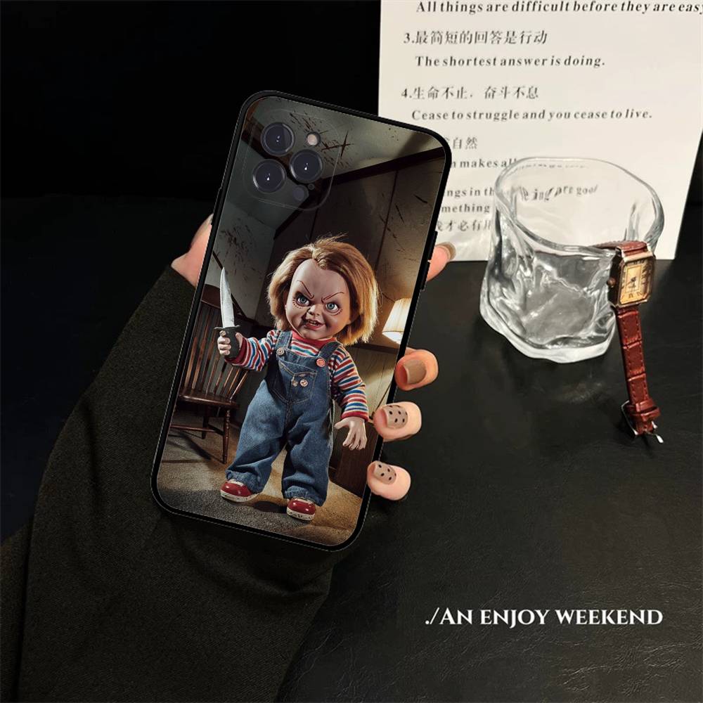 Horror Chucky Doll Phone Case For IPhone 14 Plus 13 Mini 11 16 15 17 Pro Max Protection Shockproof