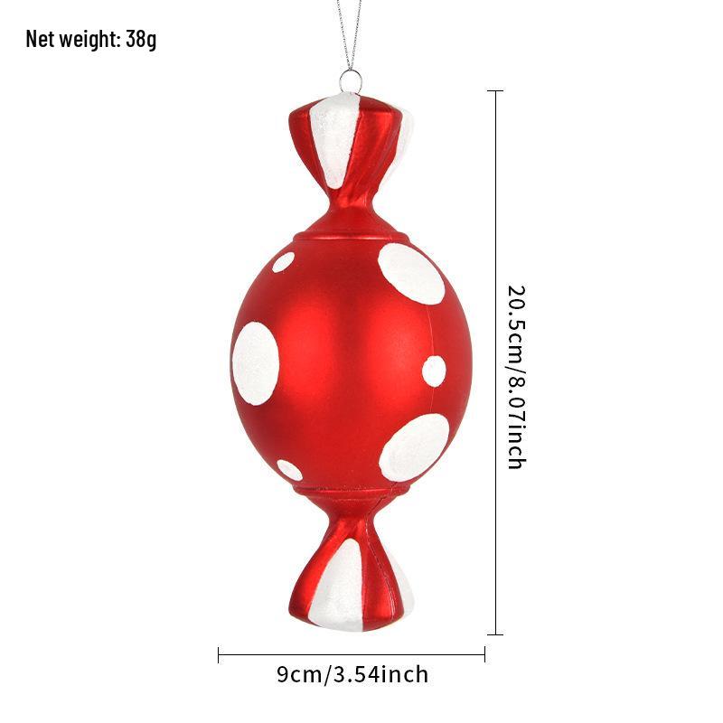 Electroplated Candy Pendants for Christmas Tree Decorations and Photography Props