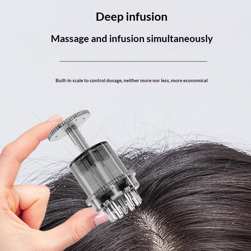 Scalp Foam Special Applicator Comb Mini Scalp Massage Brush Hair Oil Gel Guiding Combs Applicator Bottle Massager Hair Care Tool
