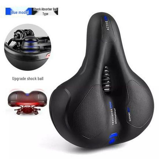 Bicycle Silicone Saddle Seat Cover - Extra Thick for Comfort One Size