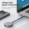 Hagibis Magnetic M.2 2230 NVMe SSD Enclosure Magsafe SSD Case USB C 3.2 Gen2 To NVMe PCI-E for iPhone 16 Pro Max ProRes MacBook