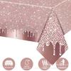 Rose Gold Diamond Tablecloth, Party Supplies, Party Decoration Tablecloth, Wedding Party Atmosphere