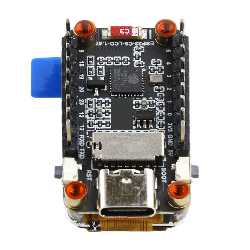 ESP32 C6 Development Board with 1.47-inch LCD Display Touch Support 172x320 Resolution RGB Light SD Slot Compatible for Arduino