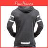 Premium Cotton Blend Men Slim Hoodie With Zipper Pocket And Classic Print Design