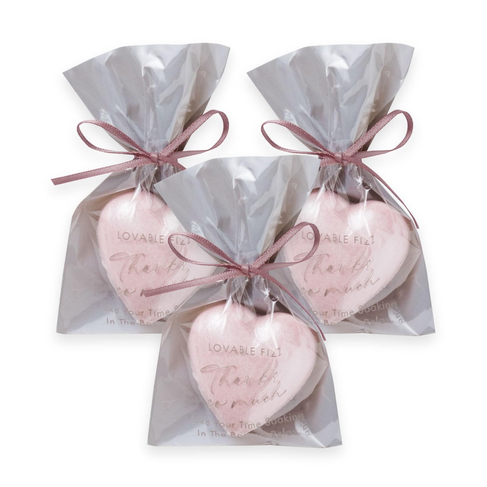 

Bath Salts Carbonated Lovable Mini Bath Fizz Set of 3 Gardenia Scent Cloudy Moisturizing Individually Wrapped Women Retirement Thank You Wedding Gift
