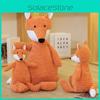 Animal Soft Fox Plush Toy With Pp Cotton For Kids Room Decor And Comfort Gift