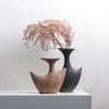 Kreative Keramikvase Abstrakte Geometrische Radiane Blumenvase Blumenarrangement Zubehör Keramik Handwerk Heimdekoration