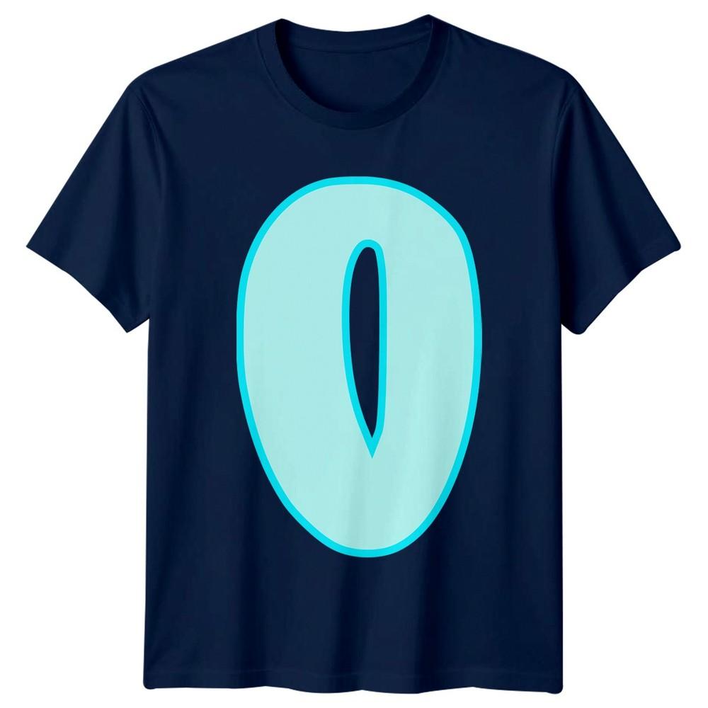 Zero Numeral Numbers Unisexs TShirt Unisexs Tee Graphic Unisex Minimalist