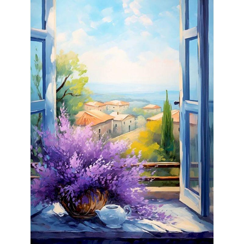 CHENISTORY DIY Painting By Numbers For Adults Landsape Oil Picture HandPainted Animals Coloring By Numbers Home Wall Art