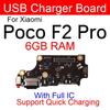 USB Chargng Dock Port Connector Board Flex Cable With Microphone For Xiaomi Mi Poco F1 F2 Pro Poco X3 X2 C3 Mi Play Repair Parts