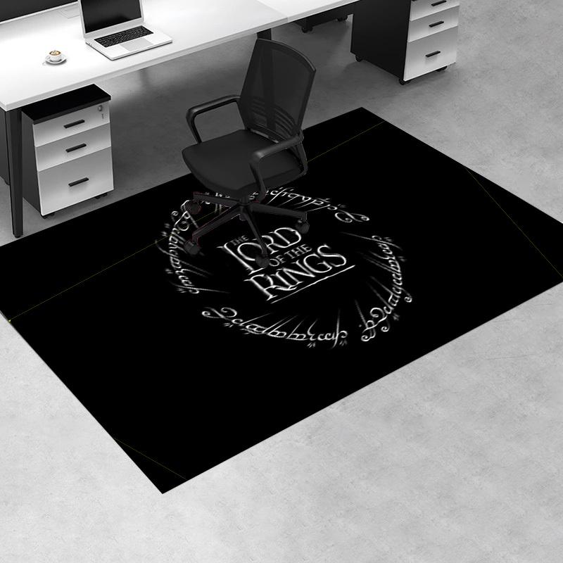 

Lord of the Rings: A Fantasy Adventure Office Mat Home Decor Office Desk Chair Rugs Chair Carpet for office Chair Mat Gift For Halloween & C 60cm by 90cm