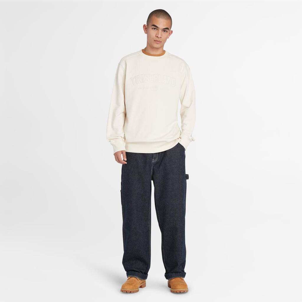 Timberland Solid Color Crew Neck Sweatshirt Men Tops A42S5-CR3