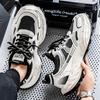 Herrsko Andningsbar Tjocksulad Casual Sneakers Utomhuslöpning Fyra Säsonger Nya Tennis Herr Mjuka Sulor Komfort Herrsneakers
