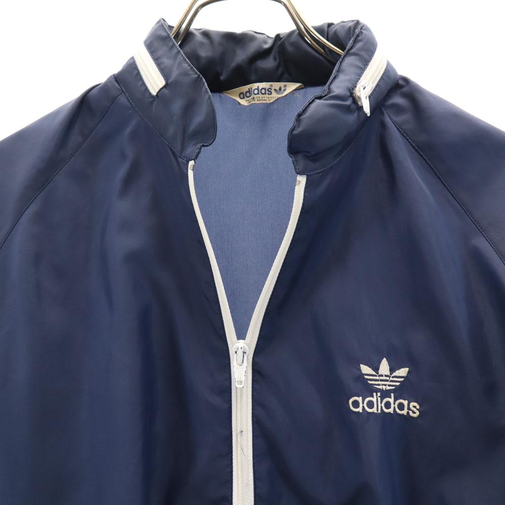 adidas 70s 80s Vintage Descente Trefoil logo Nylon jacket M With hood Men's Used