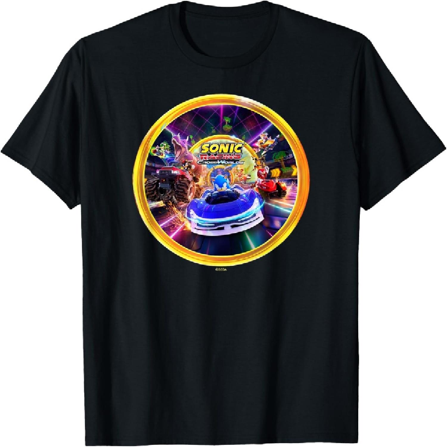 

Sonic the Hedgehog Sonic Racing CrossWorlds Key Art T-Shirt XXXXXL різнокольоровий