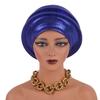 Traditional Spiral Beret Solid Color Nigeria Headpiece  Wedding Party African Lady Use