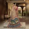 Soft premium handloom fabric Digital Print With  Rich Pallu With Lace Border On Saree