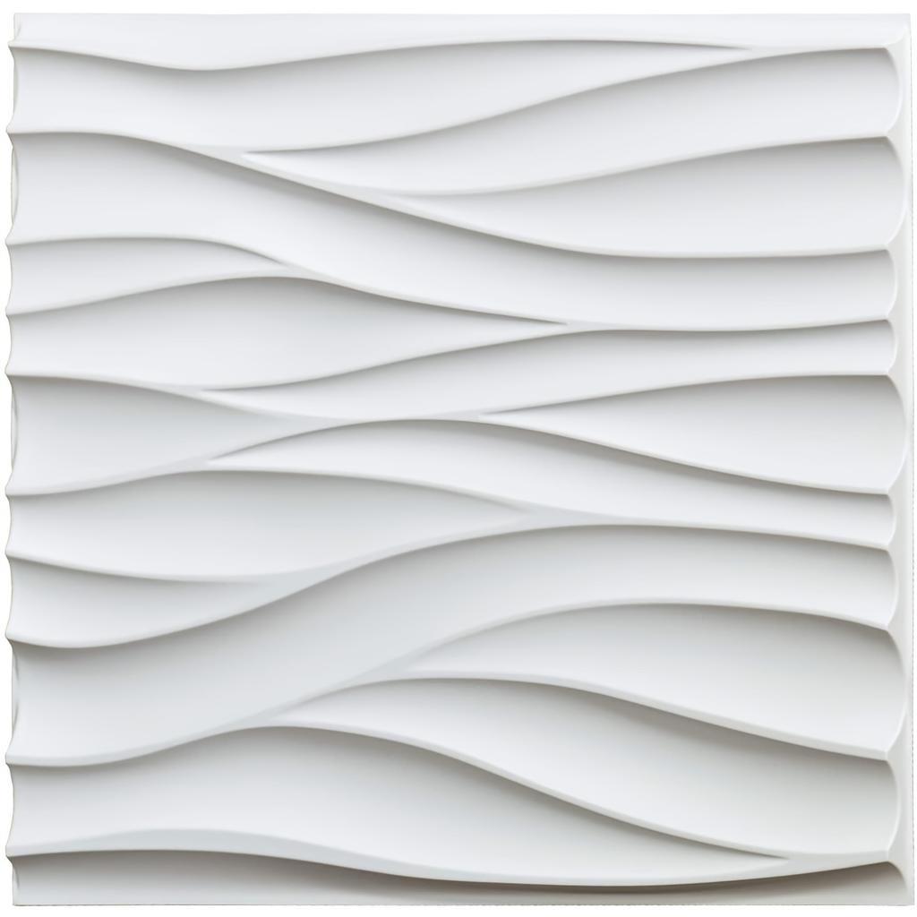 10 Pezzi Rivestimento Murale a Strisce Ondulate 3D Premium Pvc Decorazione Murale Per Soggiorno Camera da Letto Ufficio Decorazione Sfondo TV Non Autoadesivo