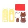 1Set Cute Cartoon Sushi Mold Cat Dog Bear Rabbit Panda Rice Embossing Molds Bento Decoration Cutter Onigiri Maker Molds