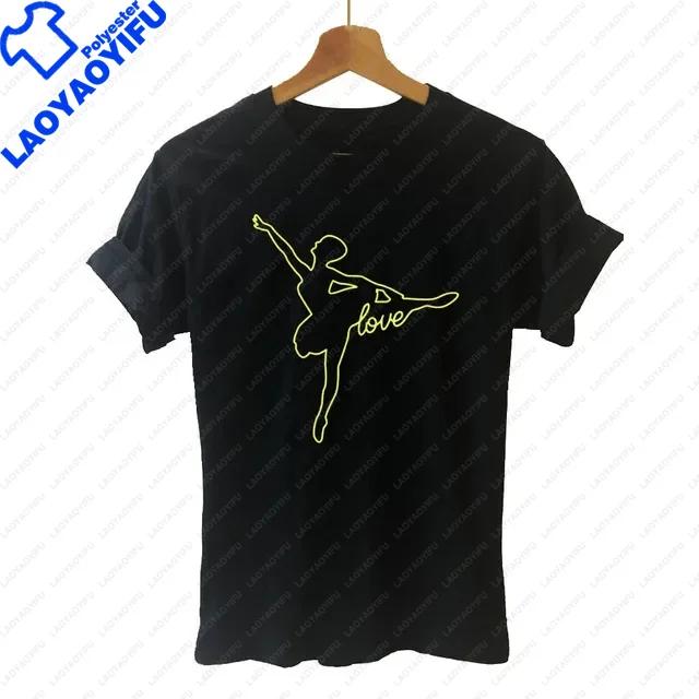 Ballet Dancer Harajuku T Shirt Funny Tshirt Unisex Clothing Casual Tops Tees Female Tshirt Harajuku Cute Casual Lady