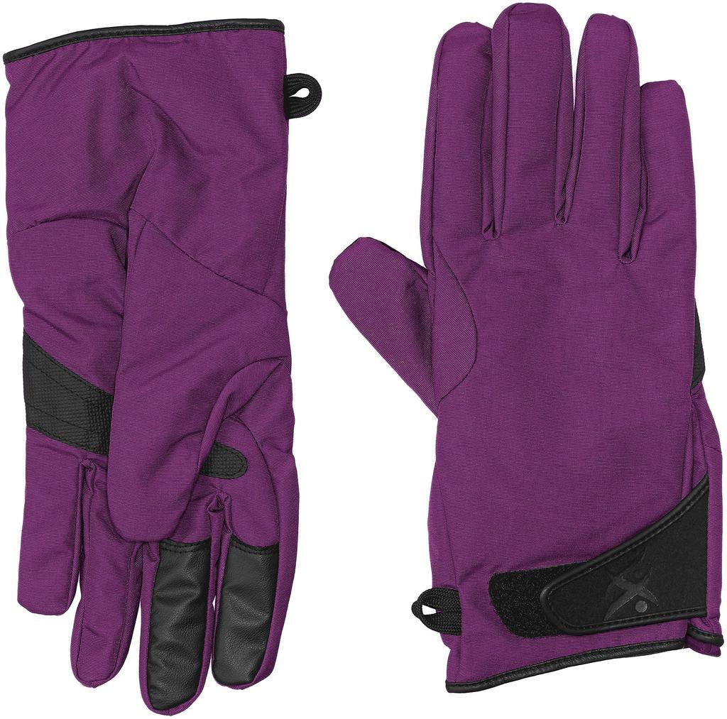 Foxfire Water-Repellent Unisex Gravel Gripper Warm Gloves, 5420840, Purple, Japan Size XS (equivalent to Japanese size XS)