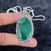 Green Aventurine Gemstone 925 Sterling Silver Jewelry Pendant 2.44" M-2912