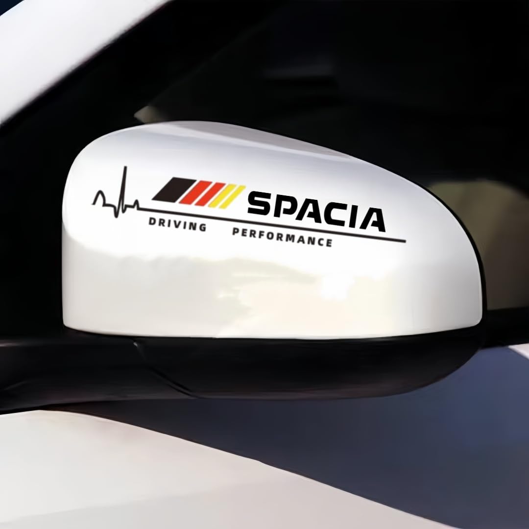 

Spacia SPACIA Car Stickers, Never Fade Fashion Car Stickers, Waterproof Side Mirror Decor Stickers, Spacia SPACIA чёрный