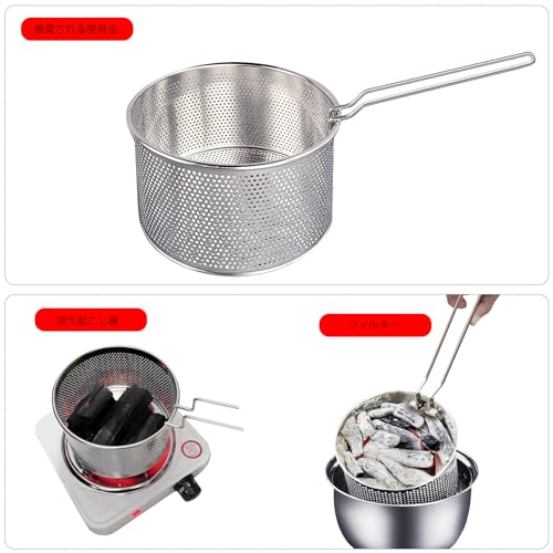 Charcoal Fire Starter, Charcoal Grill, Small Stove, Charcoal Chimney Starter, Handheld, Instant Fire Extinguisher, Safe and Secure Stainless Steel Fir