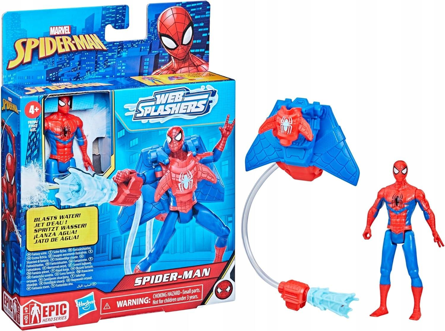 Hasbro F82945l00 Marvel Spider-Man Web Splashers Figur 10 Cm Classic Spiderman - Bild 2