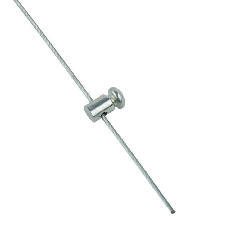 Lawn Mower Throttle Cable Assembly for Repair, 200 cm x 1.5 mm Control Cable with Z Bent Hook End for Linkage