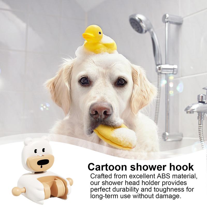 Cartoon Shower Head Holder Suction Cup Shower Head 70 Degree Adjustable Shower Holder Suitable For Family And Children