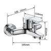 Baihan Wall-Mounted Shower Faucet Mixer