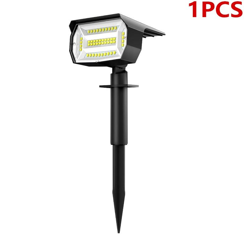 

Водонепроницаемые солнечные садовые фонари 23 светодиода Двухцелевые прожекторы Наружное ландшафтное освещение IP65 Диммируемые 8 шт. Подсветка дорожек Патио Двор 1PC