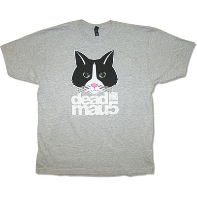 T-shirt da uomo Deadmau5 Gatto Grigio