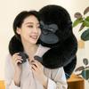 Schwarzes Süßes Gorilla-Stofftier Für Kinder Weiches Tier-Cartoon-Geschenk