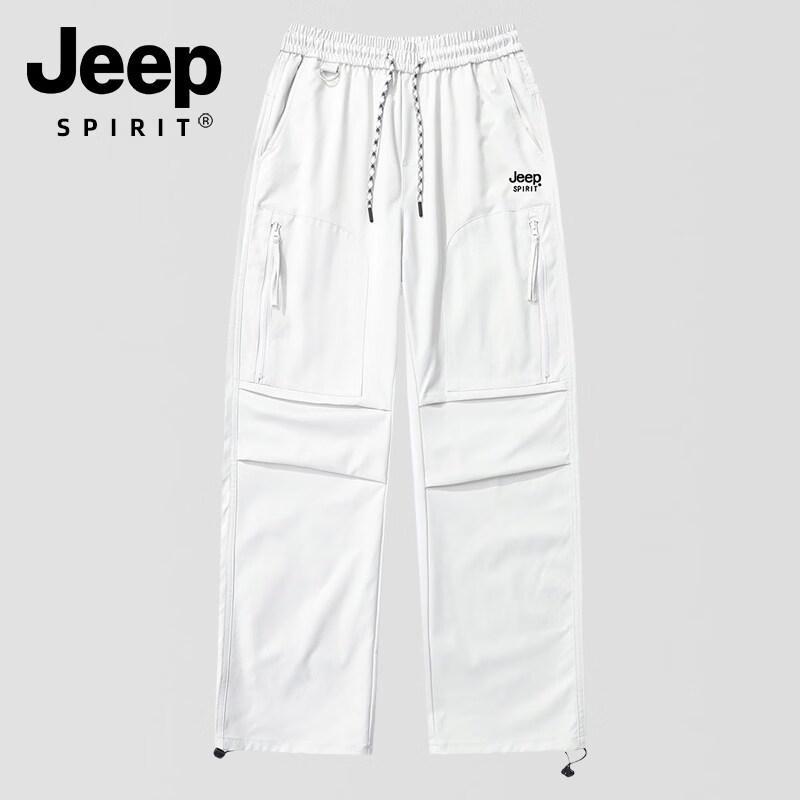 JEEP SPIRIT Men's Multi-Pocket Casual Trousers