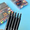 Color Fineliner Needle Point Pens - Water-Based, Art & Journal Drawing Pen Set