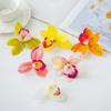 Artificial Flower Silk Orchid Home Room Table Centerpiece Festive Outdoor Garden Yard Wedding Bride Bouquet Gift Candy Box Decor