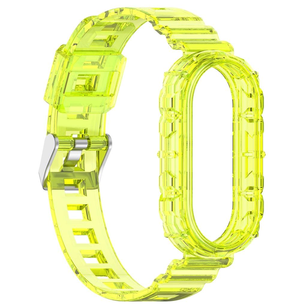 For Mi Band 8/Band 7 Transparent Soft TPU Strap for Xiaomi Band 5/6 Sport Wristband Replacement Bracelet for MiBand 7 Smartwatch Accessories