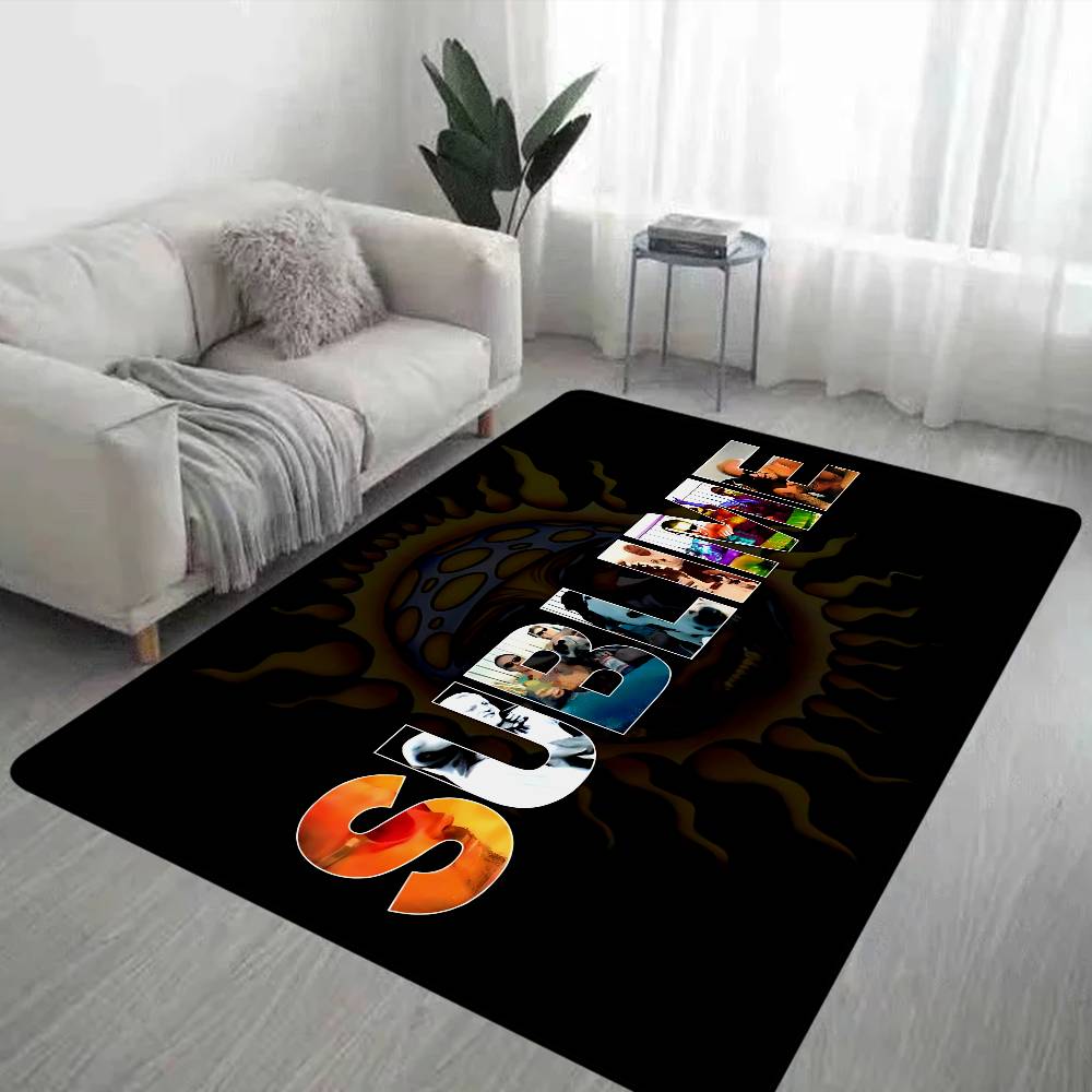 Sublime Band Floor Mat Rectangle Anti-slip Home Soft Badmat Front Door Indoor Outdoor Mat el Decor Mat