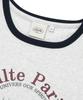 KULTE Round Landscape Women Ringer T-Shirt L.Melange