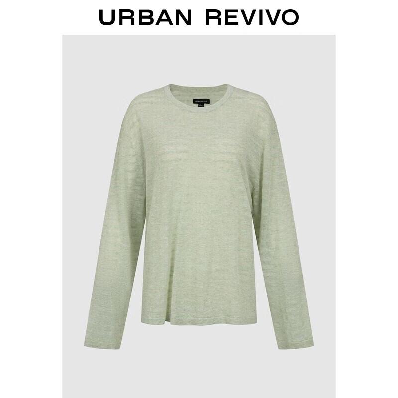 Women s Striped Crew Neck Knit Top M